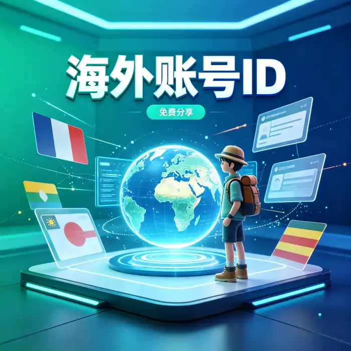 海外 App Store 应用目录和地区选择界面示意图